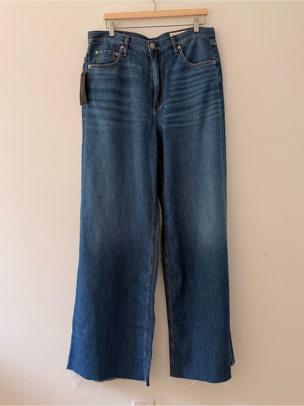 Rag&Bone Featherweight SOFIE Wide-Leg Jeans NWT